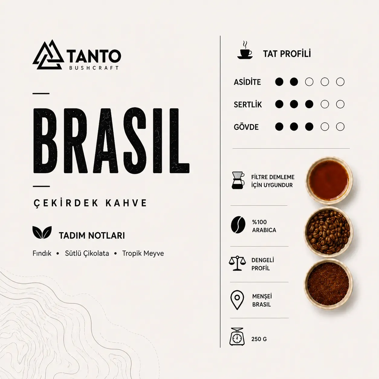 Brasil Çekirdek Kahve