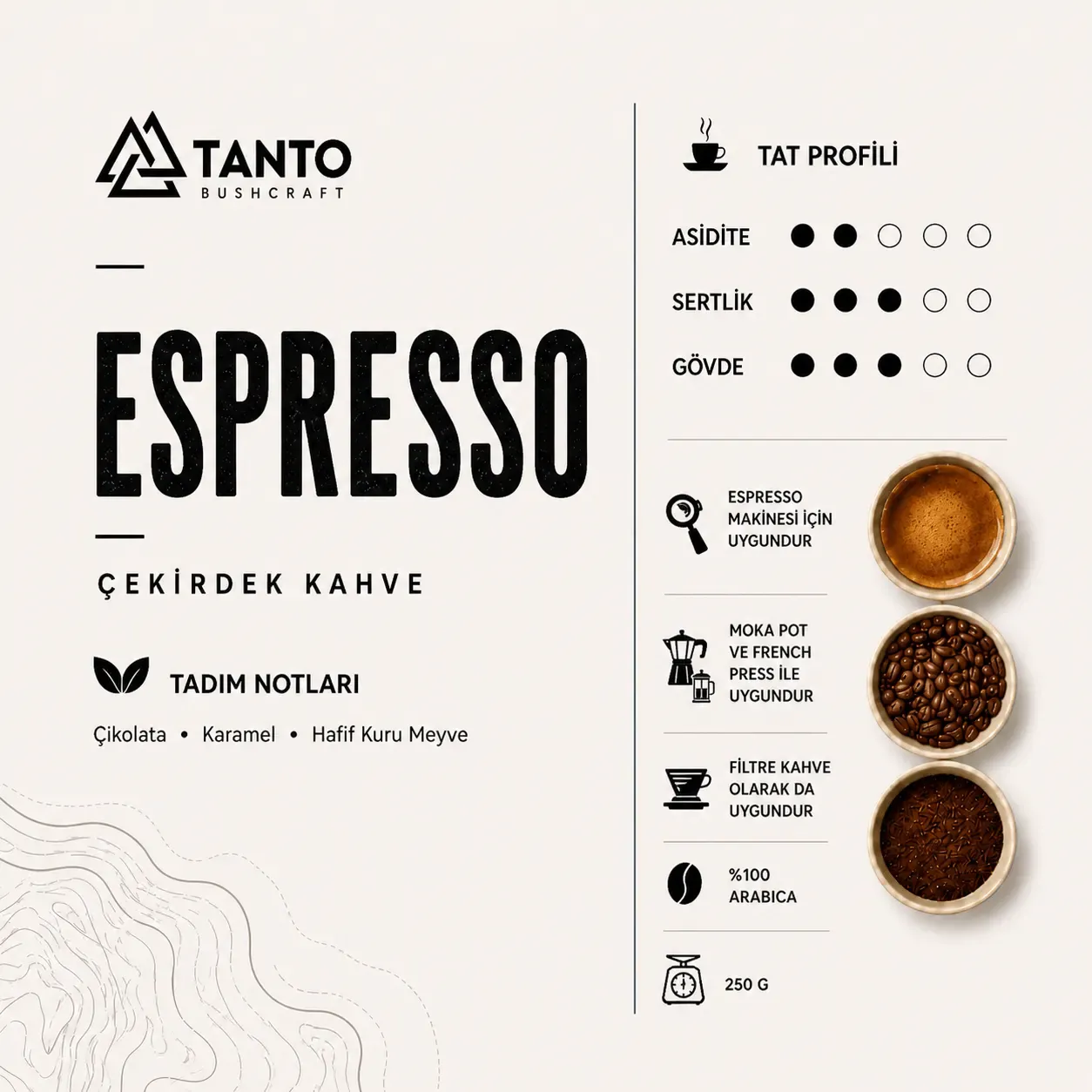 Espresso Çekirdek Kahve